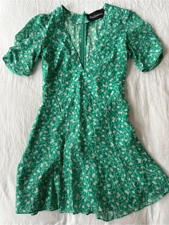 realisation green dress floral All Heels
